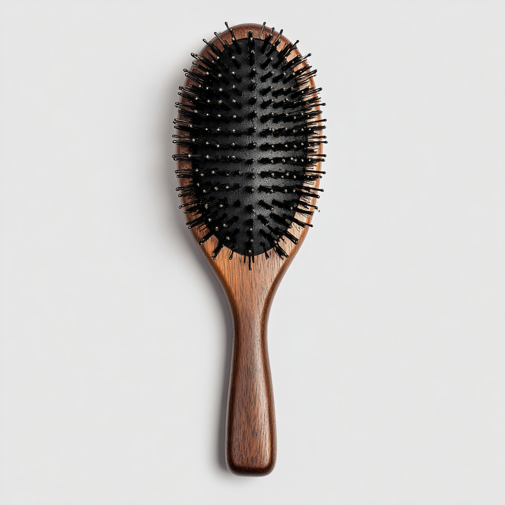 Scalp-Relief Air Cushion Paddle Brush - Detangling & Massage