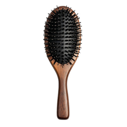 Scalp-Relief Air Cushion Paddle Brush - Detangling & Massage