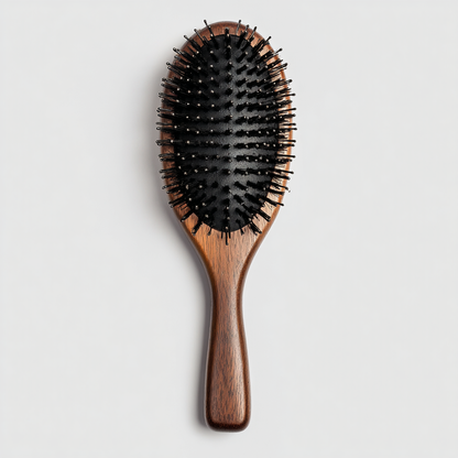 Scalp-Relief Air Cushion Paddle Brush - Detangling & Massage